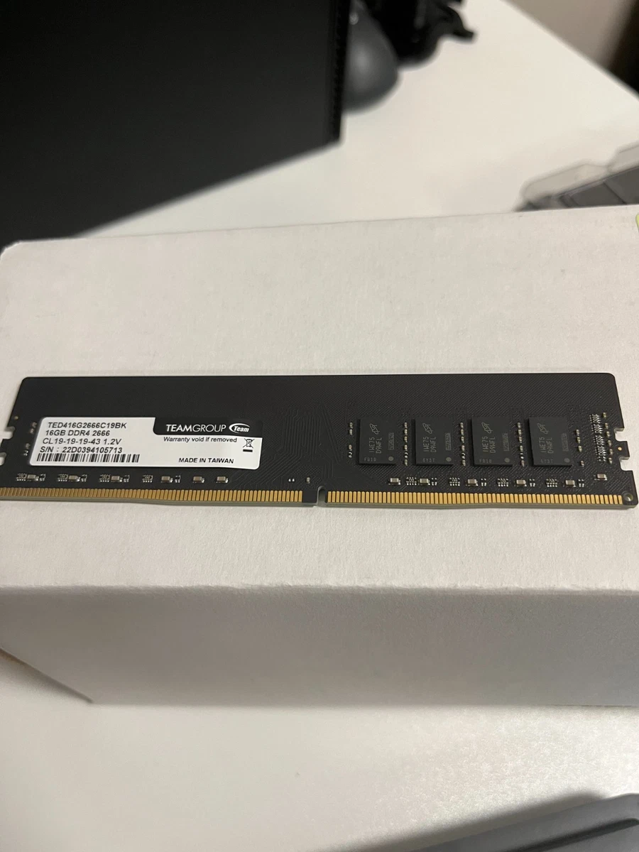 25+ Team Group PC4-21300 (DDR4-2666) Bus Speed DDR4 SDRAM Memory