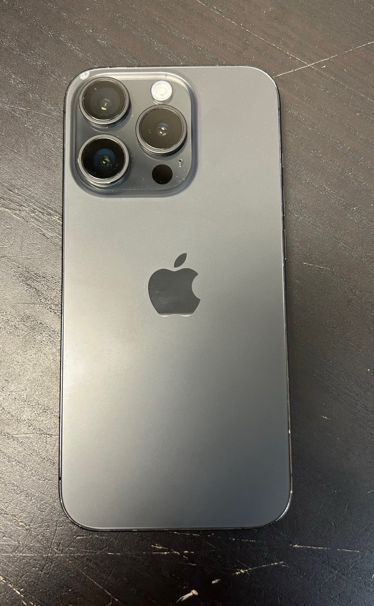 USED Apple iPhone 15 Pro 256GB Black Titanium Unlocked READ