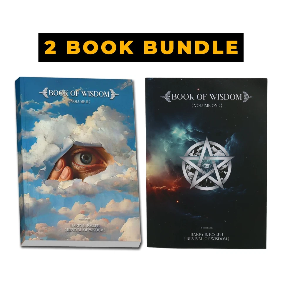 Book of Wisdom Volumes 1 & 2 by Harry B. Joseph (Paperback 2-Book Spiritual Set)