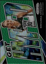 2022 Panini Prizm WNBA #2 Breanna Stewart Get Hyped Prizms Green