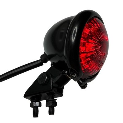 Rücklicht Bates LED Vintage Style Chopper Bobber  E gepr +Schrumpfschlauchset