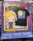 Funko Pop Super Saiyan 2 Gohan Glow in the Dark Tshirt XL GameStop Exclusive Dbz