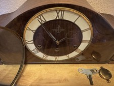 Kaminuhr Tischuhr GOLD ANKER Westminster 4/4 schlag Mechanisch um 1930