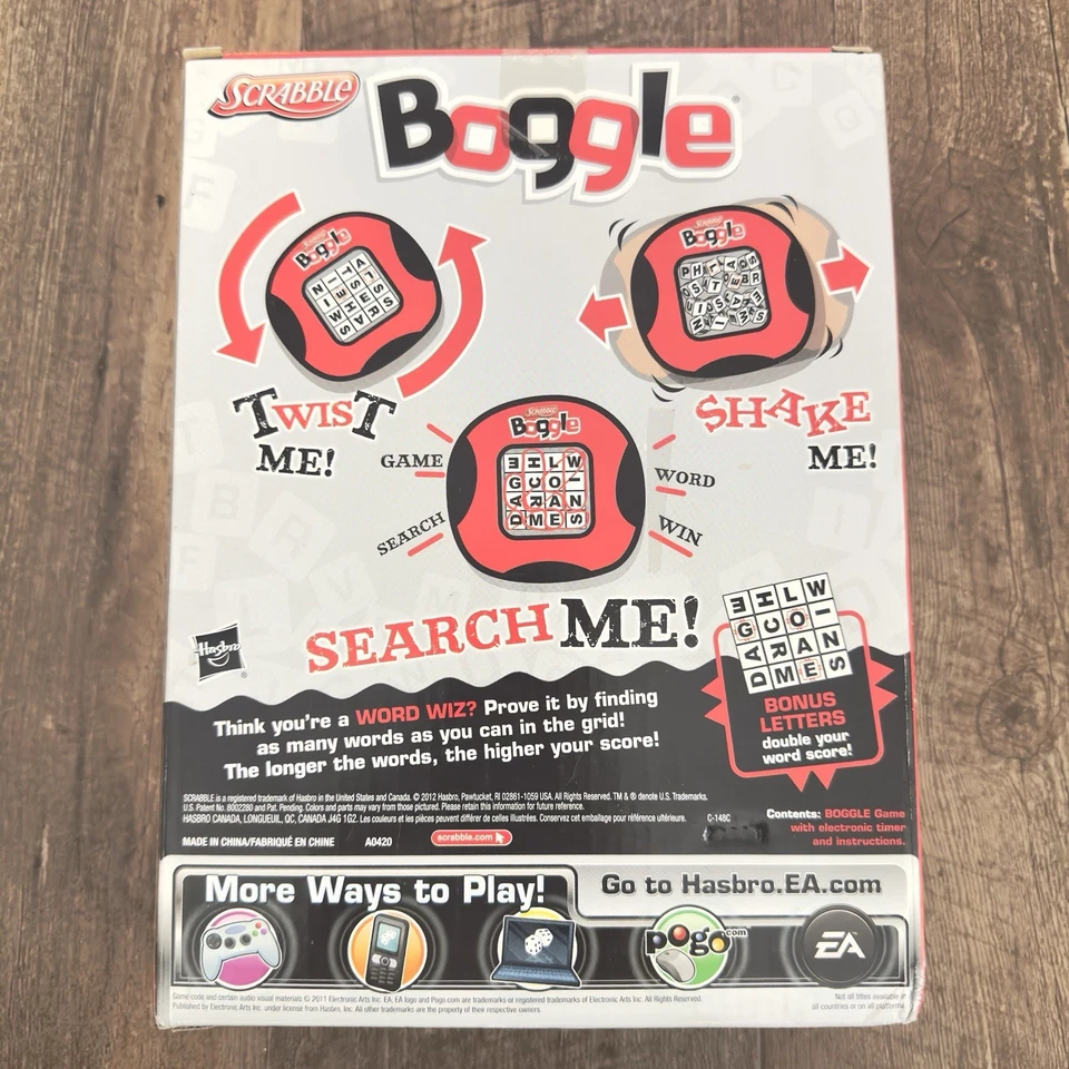 Scrabble Boggle Electronic Search Find Words Family Fun Game Hasbro NEW - Image 3 of 3