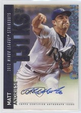 2015 Topps Update Career High Auto Matt Andriese #CHA-MAN Auto 0kz8