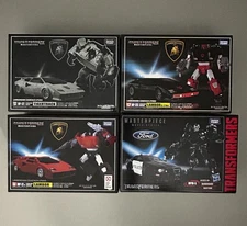 New 4pc Transformers Masterpiece MP-12 Lambor Lamborghini MPM-5 Barricade Lot