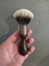Antique/Vintage    Year Old Shave Brush New Badger Knot  Rare 