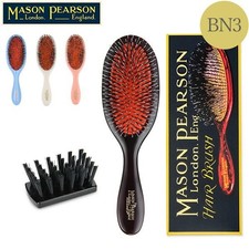 Mason Pearson Hairbrush BN3 Handy Mix Pink w/ Cleaning Brush NEW Japan FS