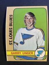 1972-73 Topps Hockey Garry Unger St. Louis Blues Card #35 (c)