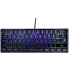 Image of Surefire 48700 KingPin X1 USB Gaming Keyboard German QWERTZ Black Backlit