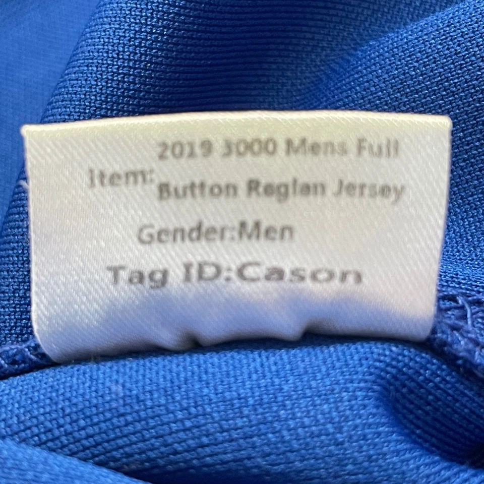 New Balance Los Doyers Jersey Button Front Baseball #11 Blue Mens - Image 3 of 4