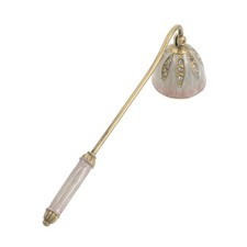 Antique Bell Candle Snuffer Extinguisher (Flower Design) - Decorative