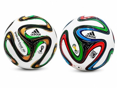 Adidas Brazuca 2014 Brazil World Cup Soccer Balls Size 5 2 Pack Premium Quality