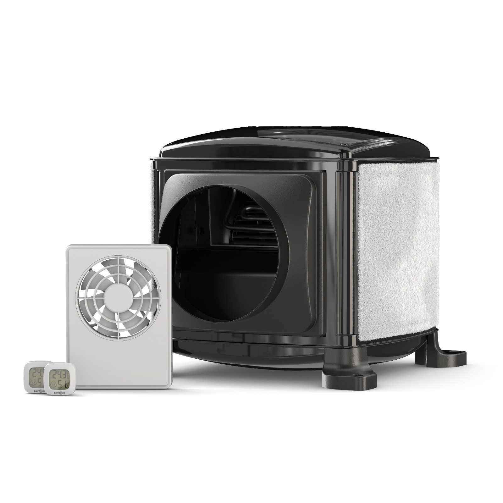 Dryzone PIV Unit with Heater , dMEV Extractor Fan & 2 x Hygrometer Kit