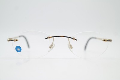Vintage Brille Marc O Polo  3413 Gold Mehrfarbig Randlos Brillengestell