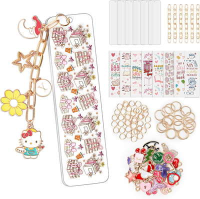 100 Pcs Book Acrylic Bookmark Blanks(2Mm) Thicken 6 DIY Bookmark Making 8 Book U