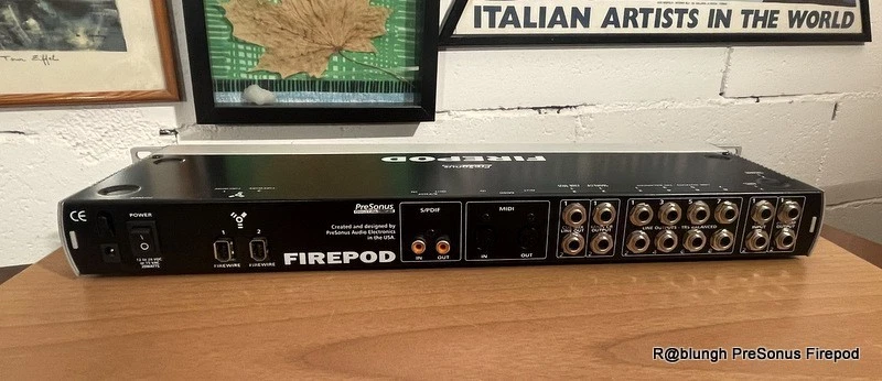 Presonus Firepod Firewire 24bit/96K scheda audio  8 ingressi microfonici 8 line - Immagine 3 di 4