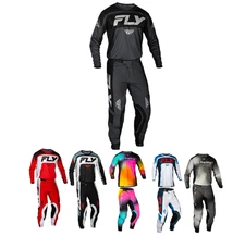 Fly Racing Men's Lite Adult Motocross & Mountain Bike Jersey + Pant Gear Set -