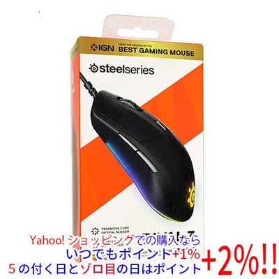 SteelSeries Rival 3 62513 Gaming Mouse Wired Black Used Tested