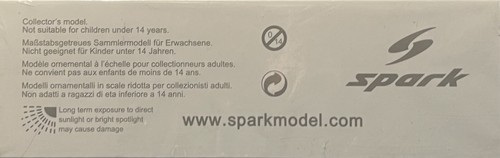 SPARK 1/43 PD04312006 Chevrolet Corvette ZR1 2012 Plain Body Blanc White 200 Stu - Foto 8 di 9