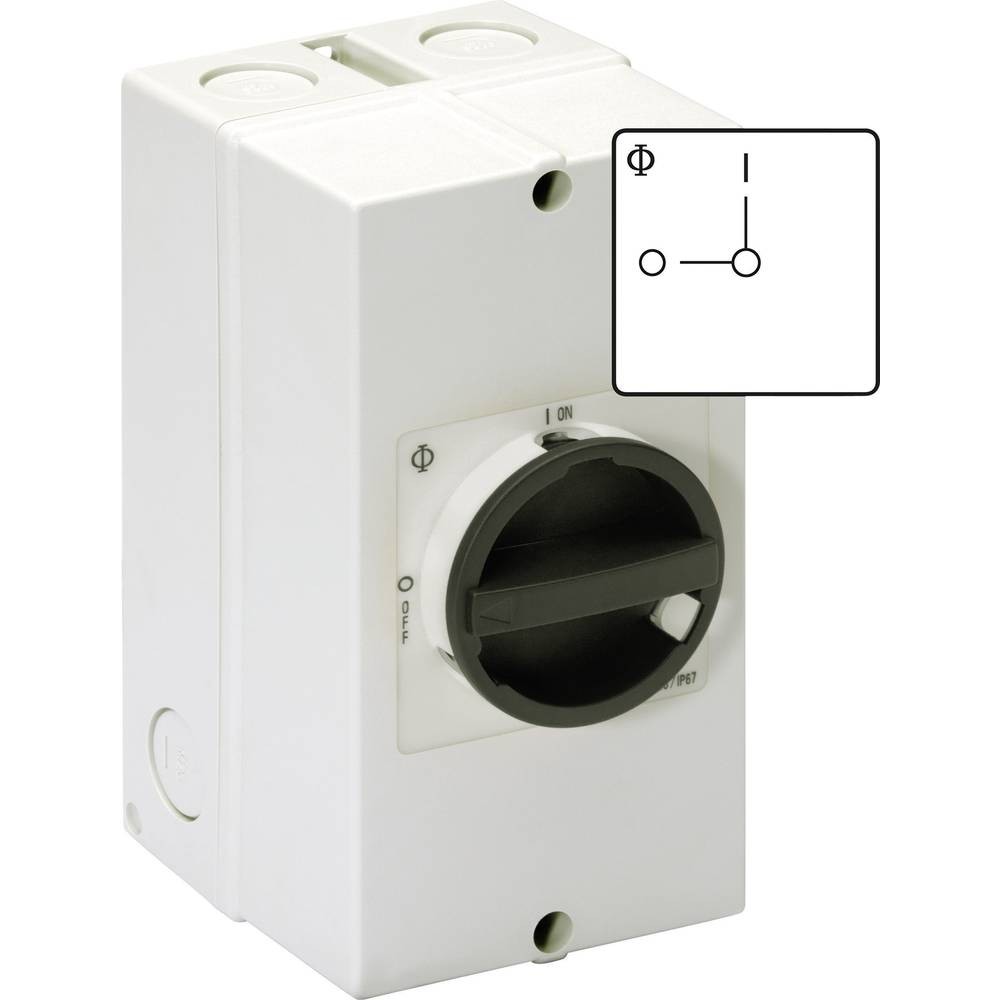 Kraus & Naimer KG10 coffret de proximité haut de gamme 20 A rotatif