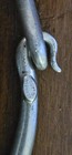 Modernist Knot: Kenneth lane; Silver Toned 15" Hook locks Modernist Necklace — photo 3