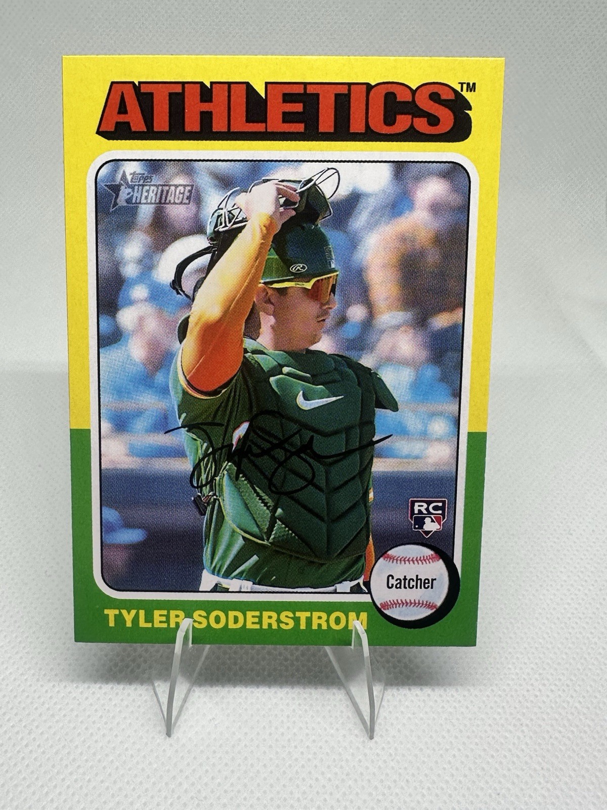 2024 Topps Heritage - Rookies Tyler Soderstrom #471 (RC)