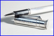 Graf de Faber Castell Stylo Roller en Argent Avec " Shiseido " Kappengravur