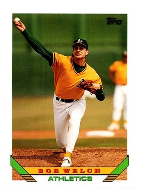 1993 Topps Micro #705 Bob Welch