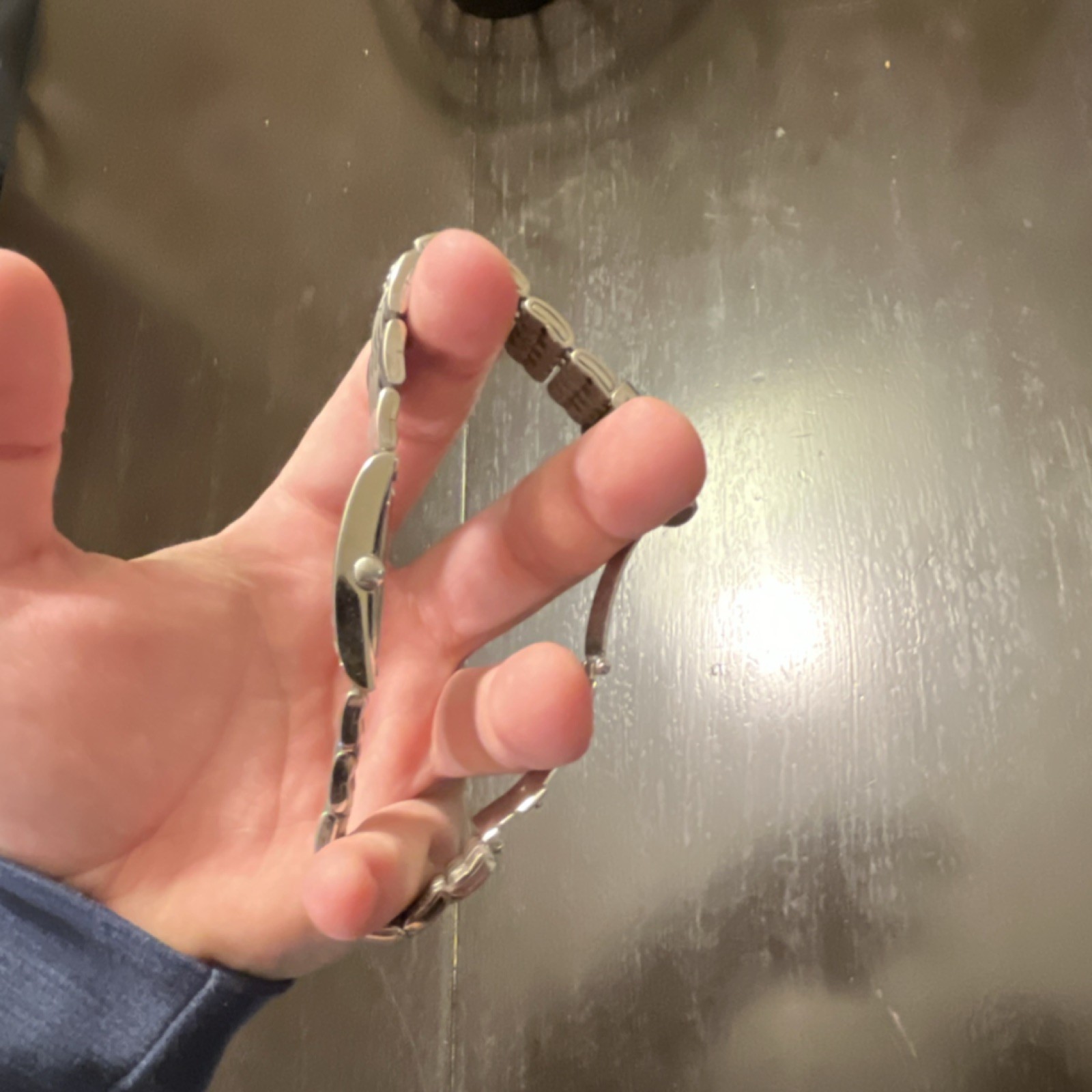 Citizen Men's Rectangular Silver Stainless Steel … - image 3