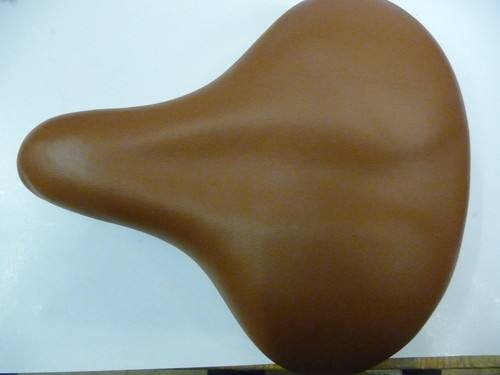 Retro Cycle Bike Sprung Comfort Unisex Saddle Seat & Handlebar Grips Brown - 第 9/11 張圖片