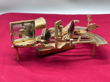 SEXTANT AUS MESSING MASSIV DEKOOBJEKT MIT GLAS