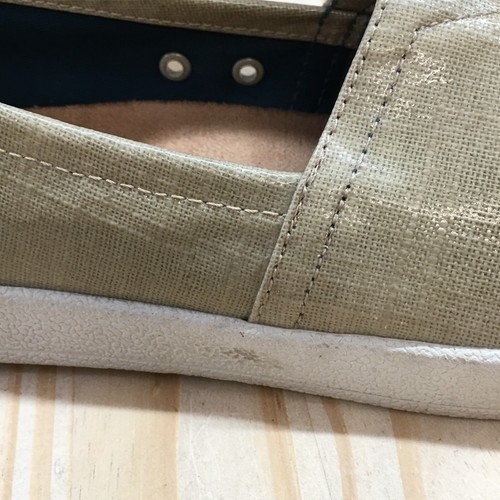 TOMS Shoes Womens 7.5 Avalon Casual Slip On Loafer Flats Light Brown Fabric - 第 3/16 張圖片