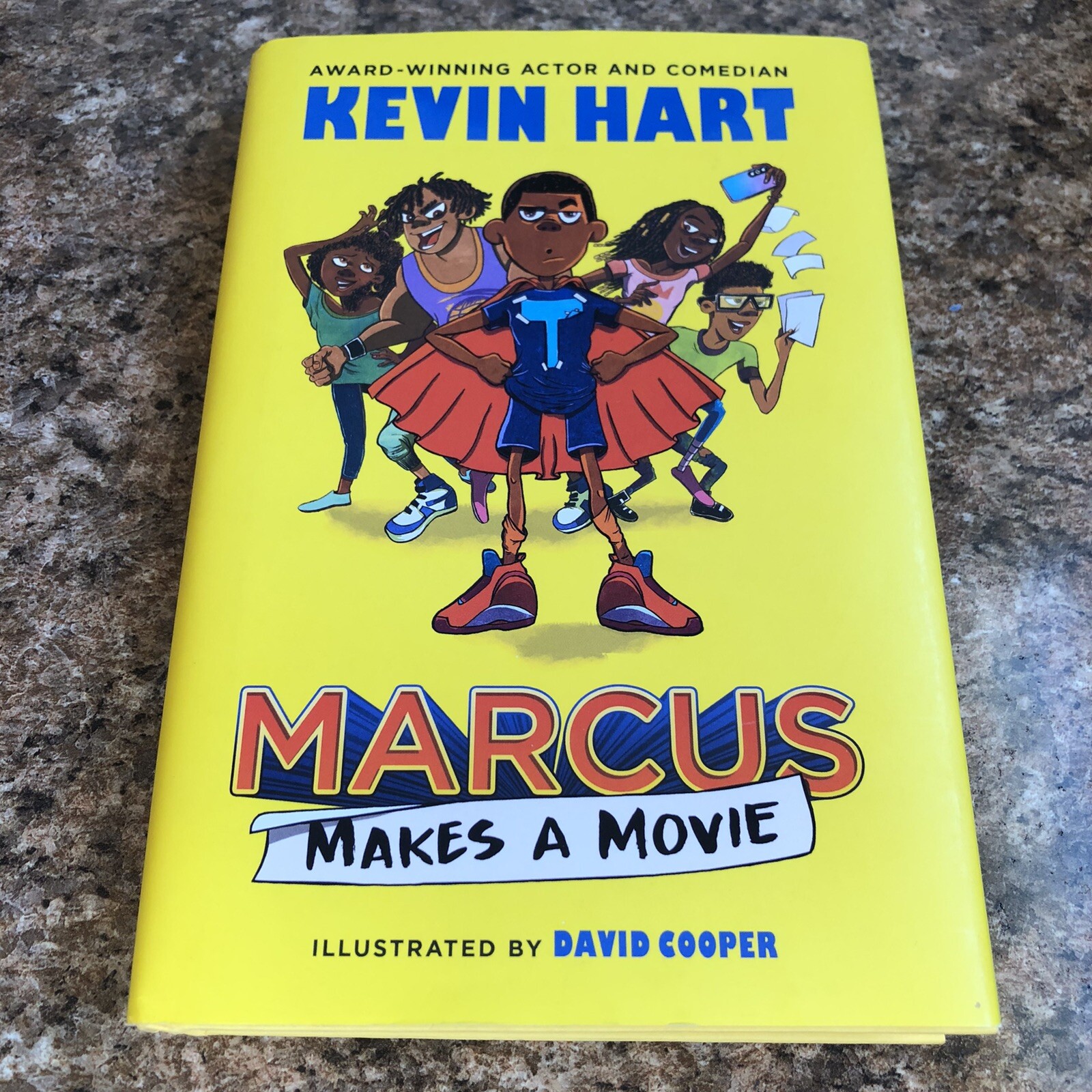 KEVIN HART SIGNED MARCUS MAKES A MOVIE Children’s Book Autograph Autographed