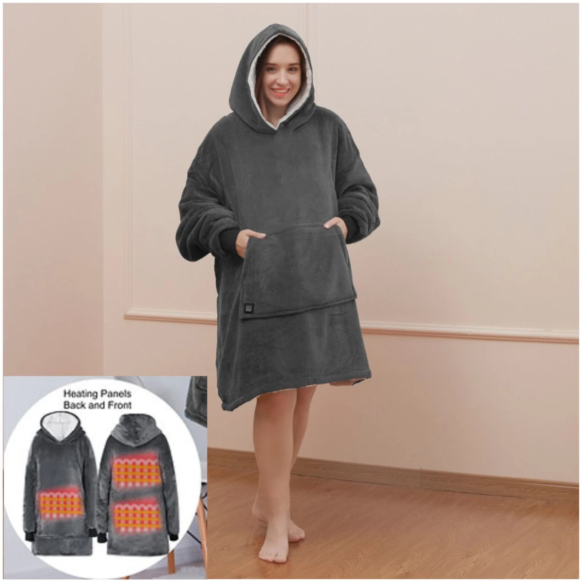 Fluffy on sale oversized hoodie