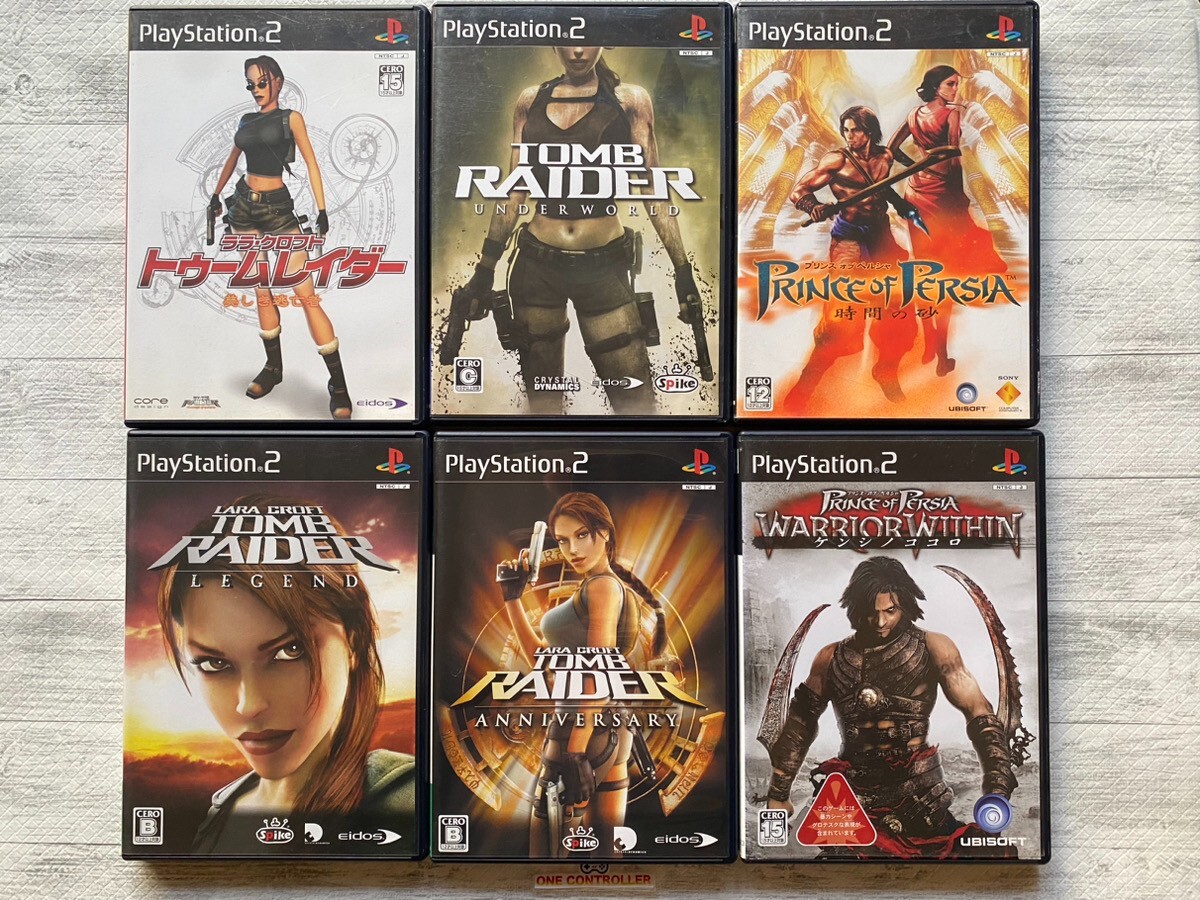SONY PS2 Tomb Raider & Anniversary & Underworld & Legend SONY PS2 Tomb Raider & Anniversary & Underworld & Legend