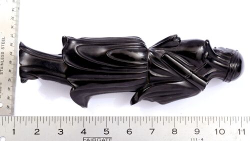 Figurine sculptée Faturan bakélite ambre cerise chinoise 381G en l'état - Photo 14 sur 24