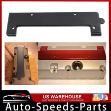 Black Aluminum Coil Pack Spark Plug Cover for Honda DOHC VTEC K20 K24 K Series