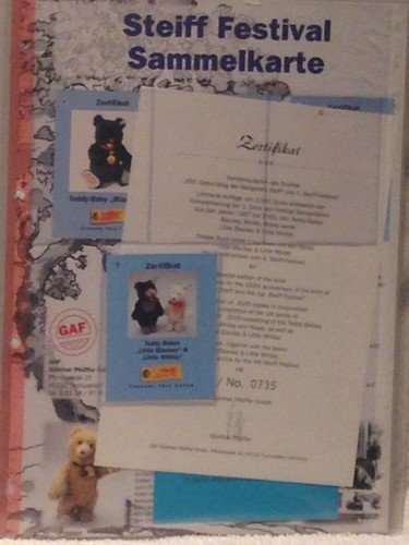 ❤️STEIFF LITTLE BLACKEY & LITTLE WHITEY PELUCHE BABY BEAR & JUEGO DE LIBROS 655500 ~NUEVO❤️ - Imagen 9 de 12