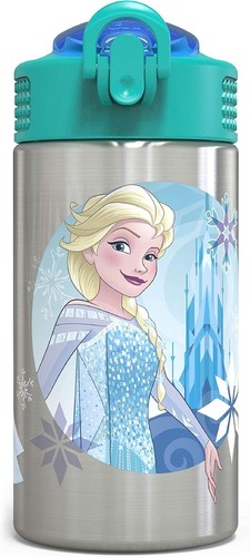 15.5oz BPA-Free Stainless Steel Water Bottle for Kids - Frozen Character Design - Picture 3 of 12