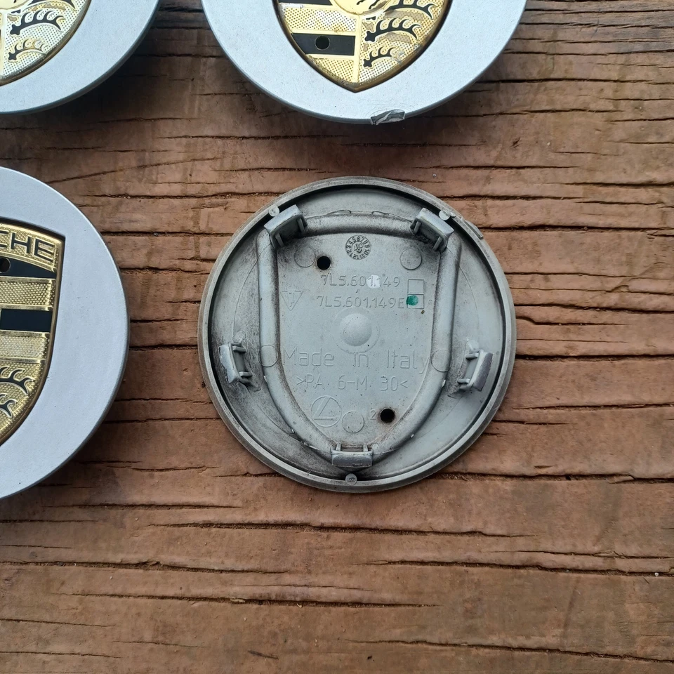 Porsche Cayenne Cayman Boxter center cap set of 4, 2003-2018 part # 7L5 601 149 - Image 3 of 3