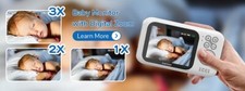 3.2 inch Wireless Video Color Baby Monitor High Resolution Baby Nanny Security