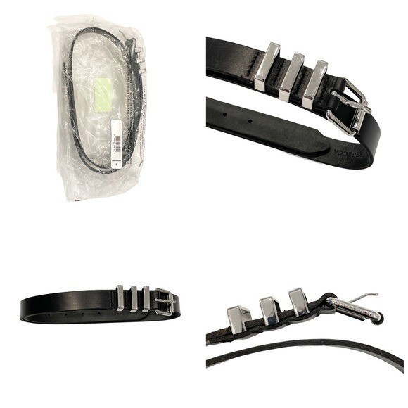REBECCA MINKOFF Suzy Leather Belt - Black - NWT | eBay display picture 1