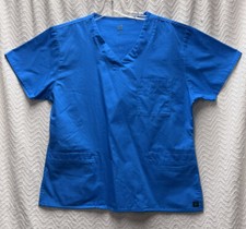 Maevn Malibu Blue Size Large Scrub Top Style 1626A/X