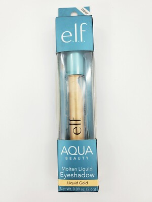 ELF Aqua Beauty Molten Liquid Eyeshadow #57032 Liquid Gold New E.L.F. | eBay