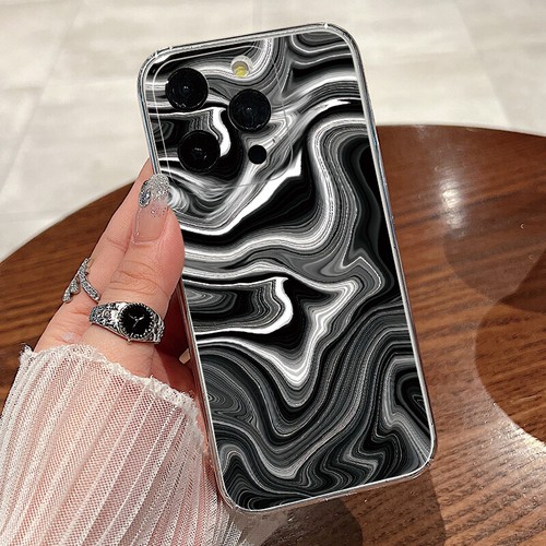 For iPhone 15 14 13 12 Pro Max 11 Shockproof Slim Matte Marble Phone Case Cover - Picture 15 of 21