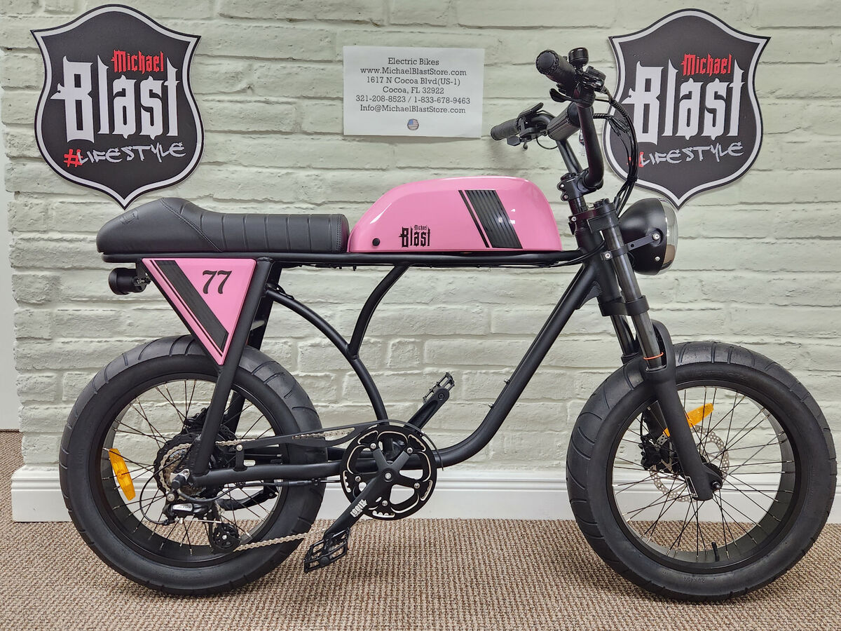 Michael Blast Outsider Pink Fuel Tank Battery Cover & Side Michael Blast Outsider Pink Fuel Tank Battery Cover & Side