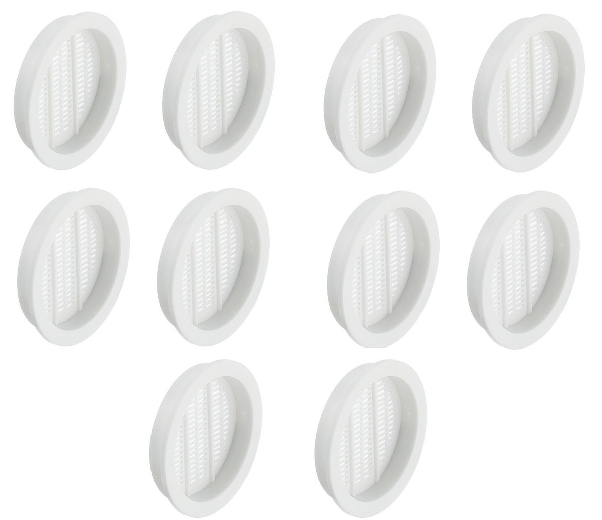 Griglia Di Ventilazione Häfele H3600 Rotonda 37 Mm Grigliata In Plastica Bianca | 1006495 - Foto 12