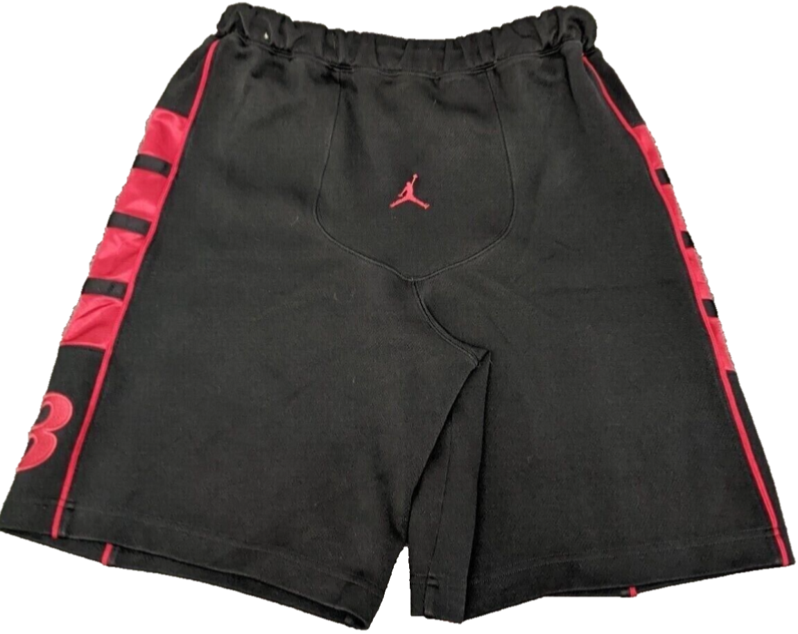Jordan Cat Scratch Red Black Bred Thick Vintage Men's M 🏀 Shorts