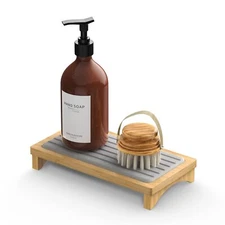 Instant Dry Sink Organizer Fast Drying Stone Sink Caddy Tray Kitchen Sponge H...